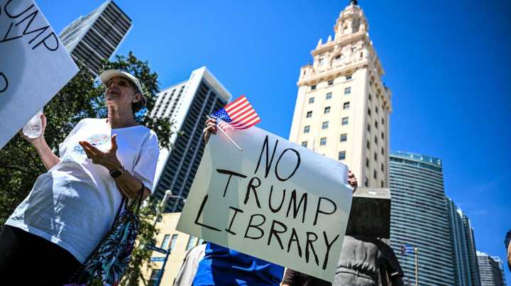 Miami Freedom Tower’s MAGA library squeeze