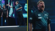 Darts star in X-rated celebration after reaching second major quarter