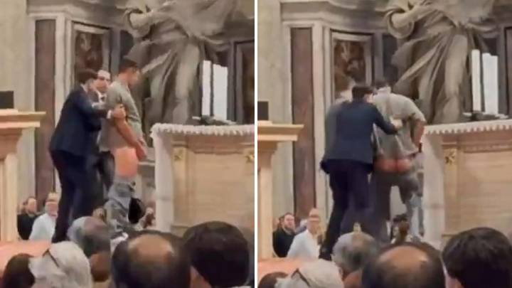Saint Peter’s Basilica, Vatican City: Man urinates on altar directly beneath Michelangelo’s famous dome