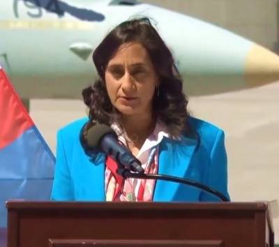 Canadian Foreign Minister Anita Anand arrives in Delhi