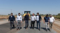 Continúa la pavimentación de la Ruta del Cereal