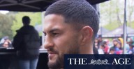 Brown speaks on Holbrook meeting