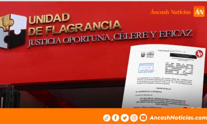Justicia rápida: casos de flagrancia podrían resolverse en 48 horas en Áncash
