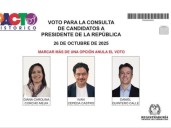 Precandidatos del movimiento Pacto Histórico exigen reimprimir tarjetón por posible confusión en la consulta