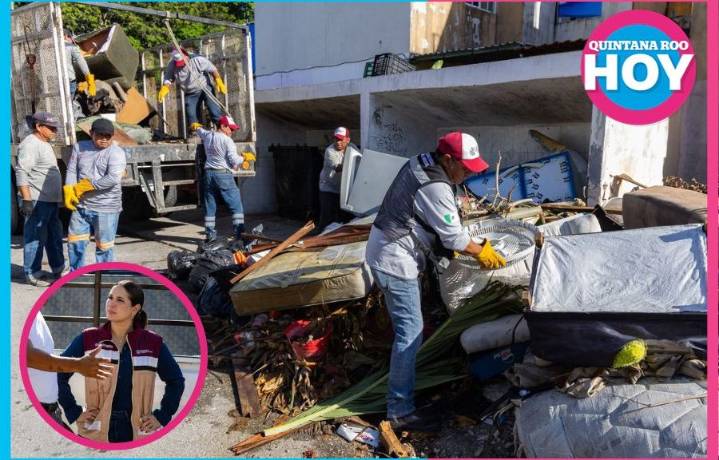 Playa del Carmen refuerza jornada de descacharrización en Villas del Sol