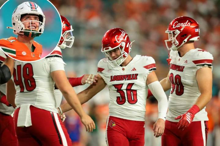 Carson Beck throws four interceptions as Miami loses first game in stunning upset to Louisville