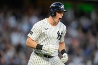 Ben Rice returns to Yankees lineup with two-run homer to start Game 2