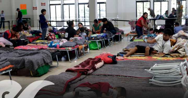 Hay 80 niñas, niños y tres embarazadas en refugios de la Sierra Norte