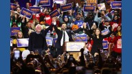 New York mayoral candidate Zohran Mamdani rallies voters with support from Bernie Sanders and AOC