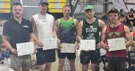 Wagga shearers break merino lamb world record in gruelling effort