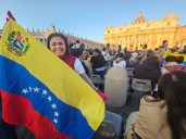 Leudys González asistió a la canonización de los primeros Santos venezolanos