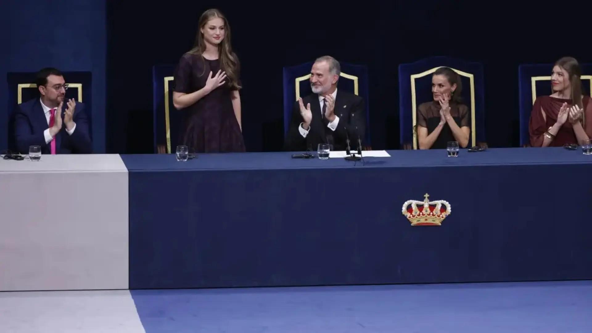 El comentario de la Princesa Leonor que ha provocó risas de sus padres en los Princesa de Asturias: "Hija de una X y de un boomer"