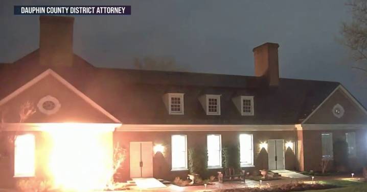Chilling video shows arson attack on PA Governor’s residence