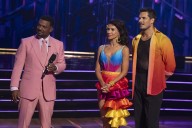 Gleb Savchenko and Hilaria Baldwin React to Len Goodman Shout