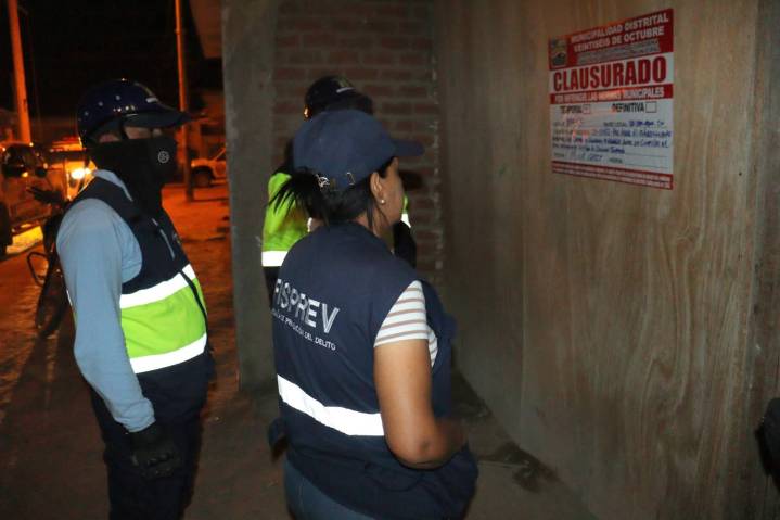 Piura: cierran locales clandestinos tras operativo en Veintiséis de Octubre