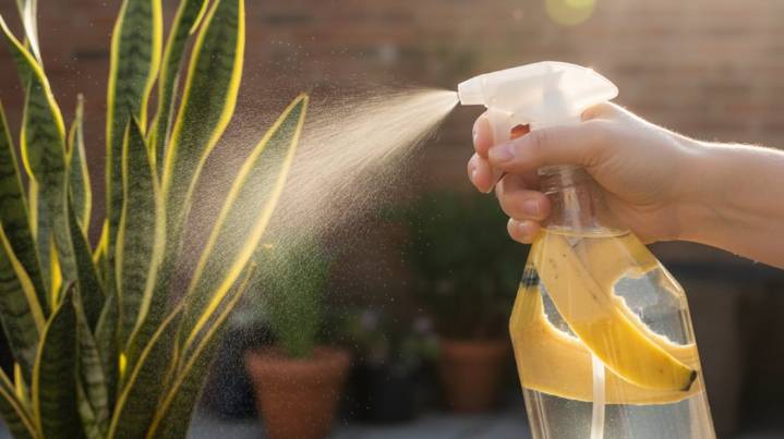 Por qué hay que rociar la lengua de suegra con agua y cáscaras de banana
