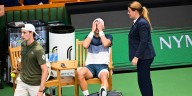 La dolorosa lesión que sufrió una figura del tenis en plena definición de un partido: “Chasquido en el tendón”
