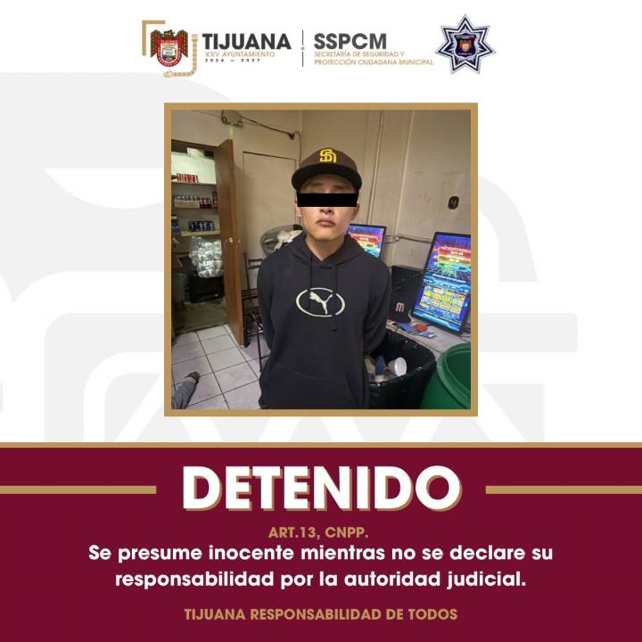 Detuvo la municipal a presunto homicida en Zona Centro