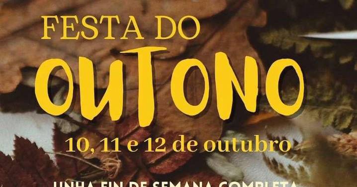 Programa da  I Festa do Outono: Sabor, música e tradición