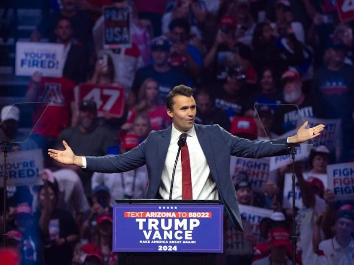 Trump awards the Medal of Freedom posthumously to Charlie Kirk