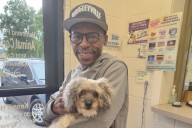 Man captures the moment he's reunited with his missing dog -