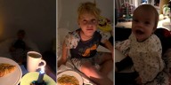 Marley sorprendió a Mirko con un desayuno especial en la cama por su cumpleaños número 8: “¡Te amamos!"