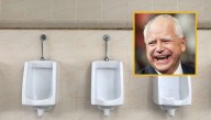 Tim Walz Polling Strong Among Men Who Choose Middle Urinal