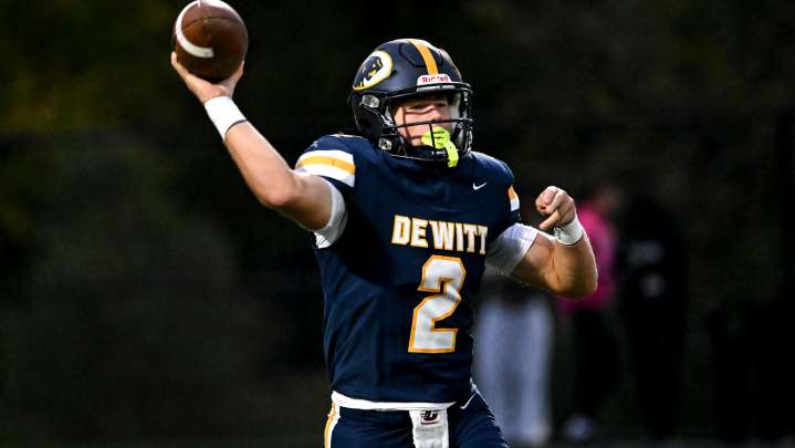 DeWitt-Grand Ledge, Pewamo-Westphalia, Fowler football: Week 7 photos
