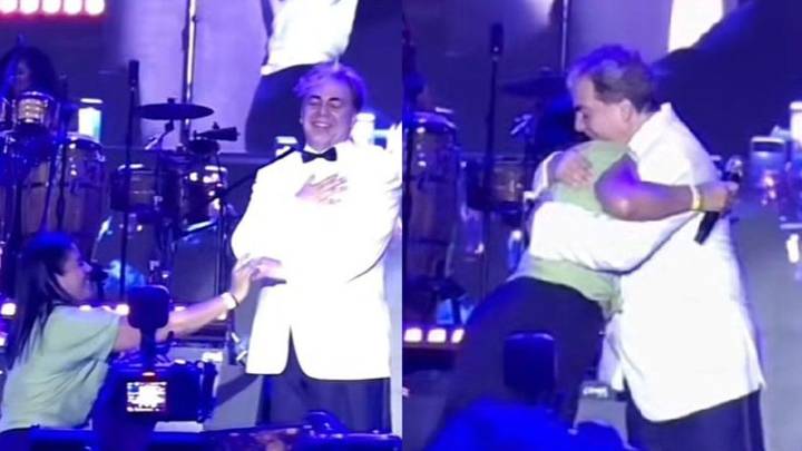Una fan le propuso casamiento a Cristian Castro en Ecuador: mirá la respuesta viral del cantante