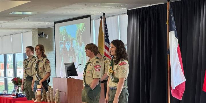 Four Troop 497 scouts awarded Eagle Scout Rank in special ceremony