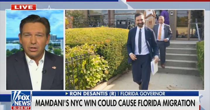 Fox Host Asks DeSantis How Zohran Mamdani Is Benefitting ‘Florida Real Estate’
