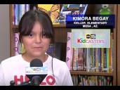 Kidcaster Kimora gives your Monday morning forecast from Keller Elementary School