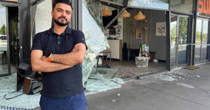 Police probe ram-raid at Casey coffee shop