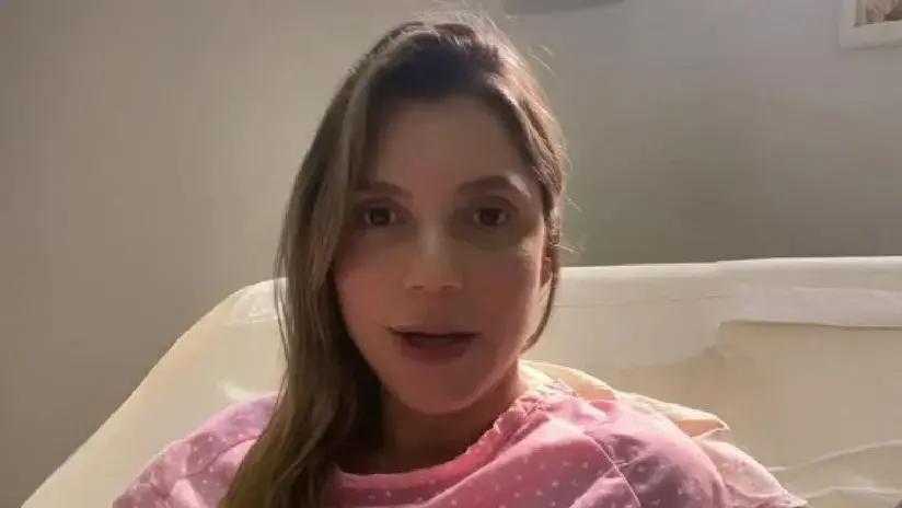 "Estoy tratando de mantener la calma": Alexandra Hörler se interna en clínica por complicaciones en su embarazo