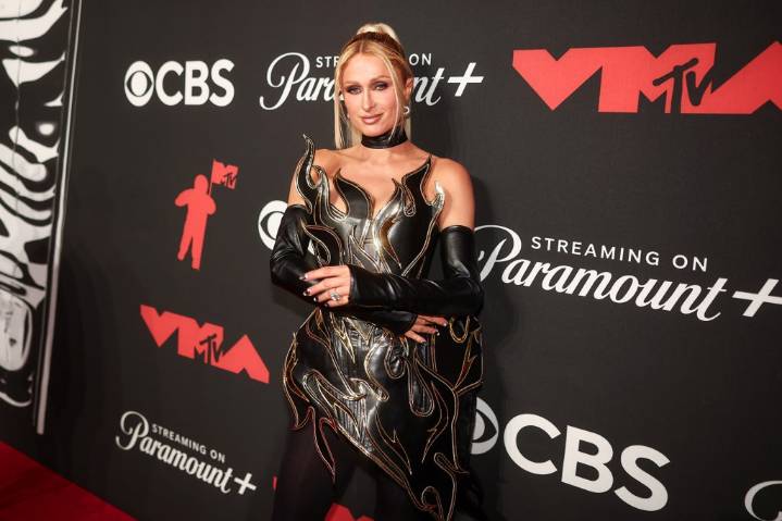 Paris Hilton Honors ‘Queen’ Britney Spears with ‘Oops … I Did It Again’ Halloween Costume