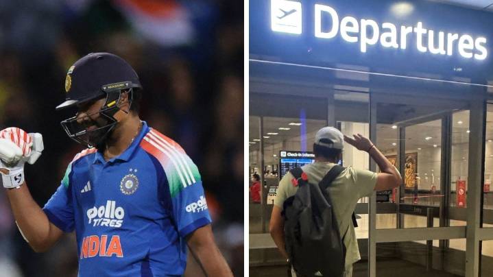 One last time: Rohit Sharma signs off from Australia, heads back to India