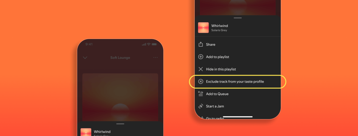 Spotify now lets you exclude tracks from your taste profile