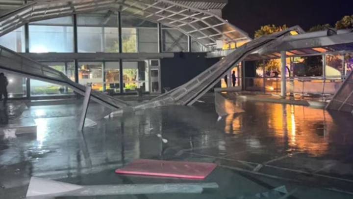 Un fuerte temporal de viento, lluvia y granizo azotó al sur y centro de Buenos Aires