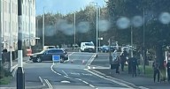 Live: Police shut busy Plymouth road