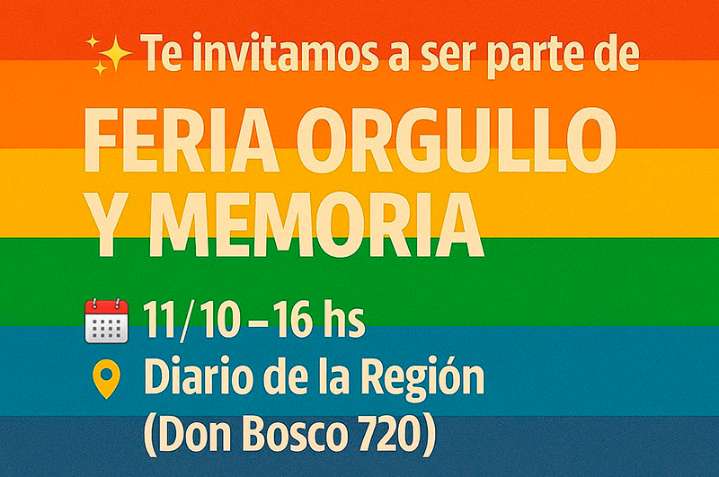 Feria “Orgullo y Memoria”: diversidad, arte y memoria disidente en el Patio Cultural