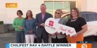 Chilifest RAV 4 raffle winner