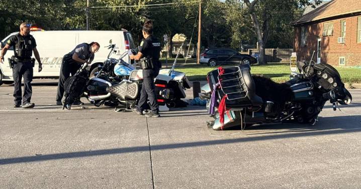 Motorcycle crash in west Wichita injures four people