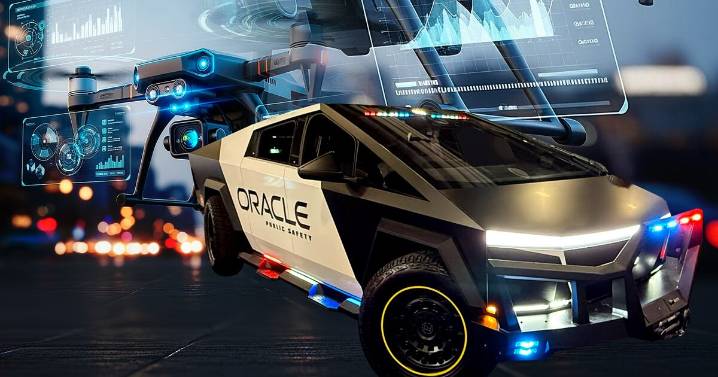 (Fotos) Con drones, video y escudo antibalas: Así son las patrullas Cybertruck badass como las de Jalisco