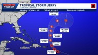 Tropical Storm Jerry to Strengthen into Hurricane