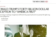 El salvataje a Milei, según The New Yorker: "Un albatros alrededor del cuello de Trump"