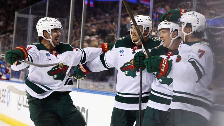 Yurov scores 1st NHL goal, Wild defeat Rangers to end 3