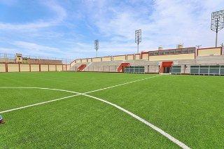 EL ESTADIO EL DRENAJE ESTA CASI LISTO