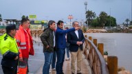 Mazón recorre durante toda la jornada la 'zona cero' de la DANA Alice para evaluar 'in situ' sus efectos