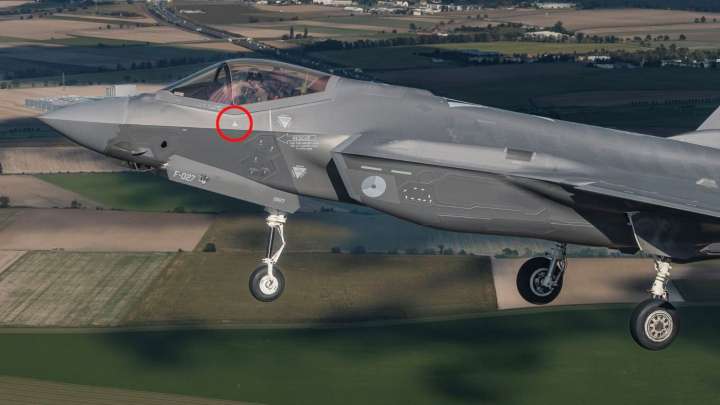 Nato jet shows off ‘kill mark’ after first ever shoot down of Russia drone in chilling message to Putin