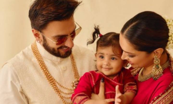 Deepika Padukone, Ranveer Singh reveal daughter Dua's face for the first time